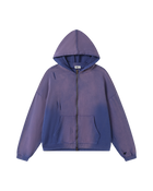 DRIFTA Mystic Garment-Washed Zip Hoodie Purple