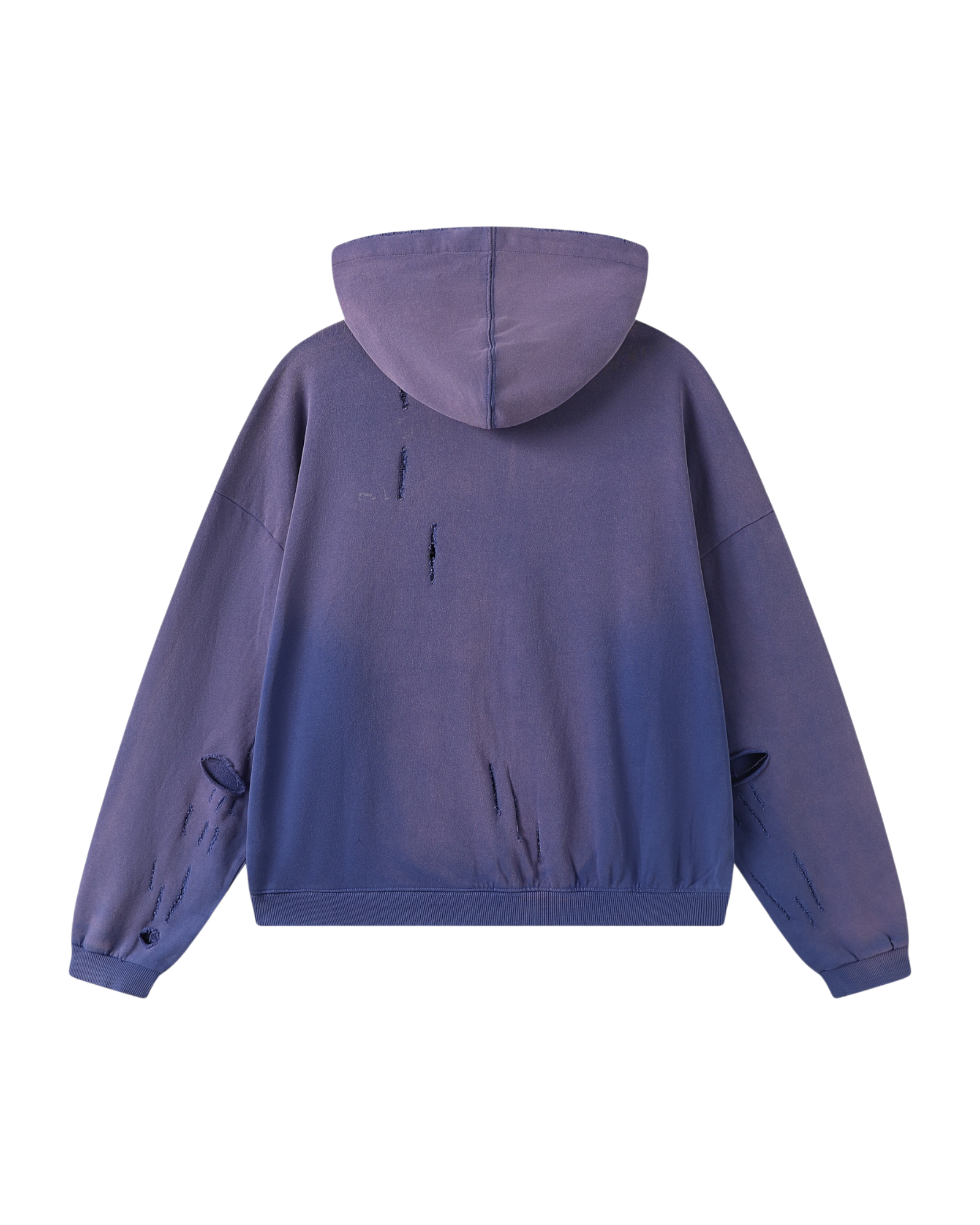 DRIFTA Mystic Garment-Washed Zip Hoodie Purple