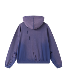 DRIFTA Mystic Garment-Washed Zip Hoodie Purple