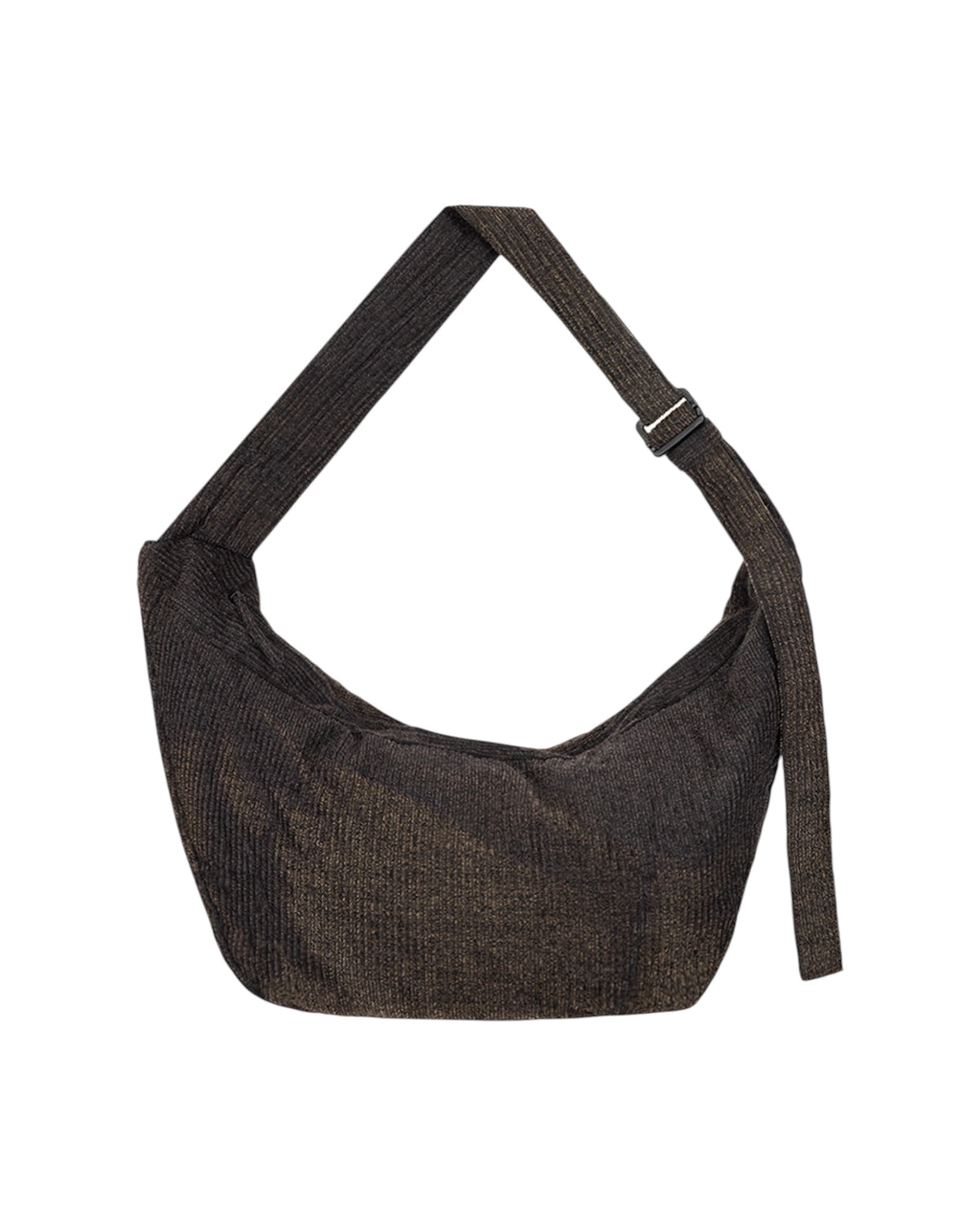 Jiyong Kim Sun-Bleached Draped Shoulder Bag Black