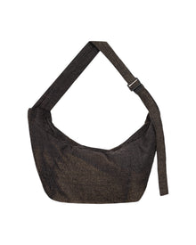 Jiyong Kim Sun-Bleached Draped Shoulder Bag Black