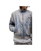 Jiyong Kim Sun-Bleached High Neck Blouson Blue