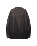 Jiyong Kim Sun-Bleached Strap Shirt Black