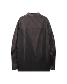 Jiyong Kim Sun-Bleached Strap Shirt Black