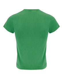 Martine Rose Shrunken  T-shirt Green Rose Martine