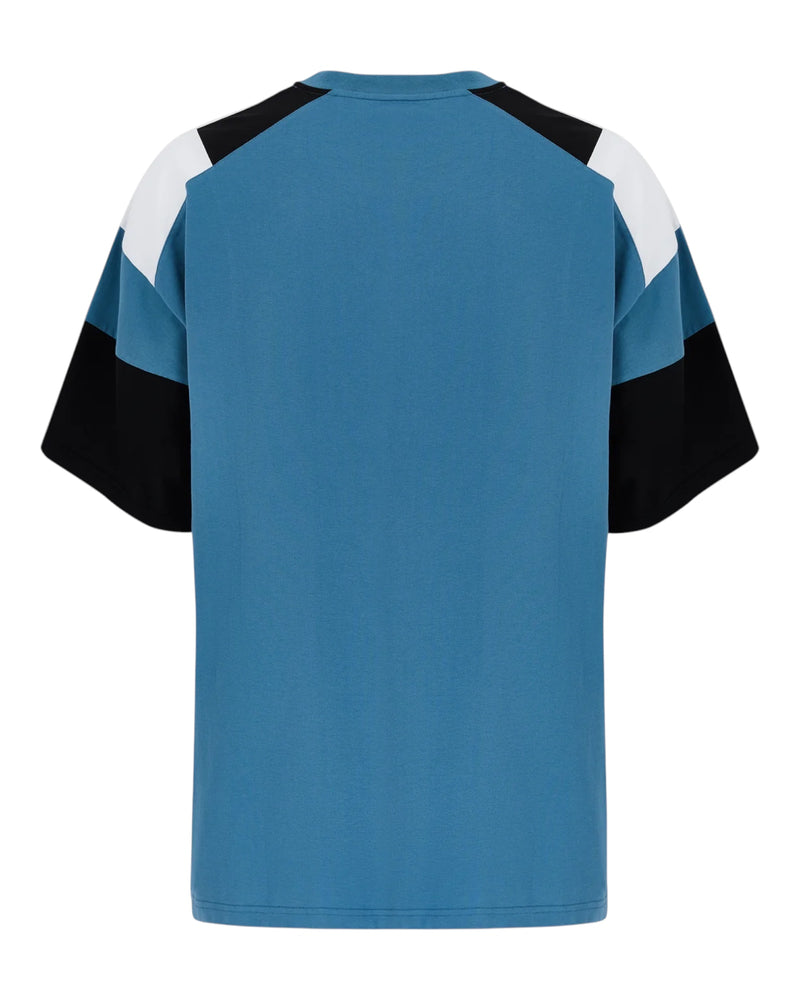 Martine Rose Oversized Panelled T-shirt Blue