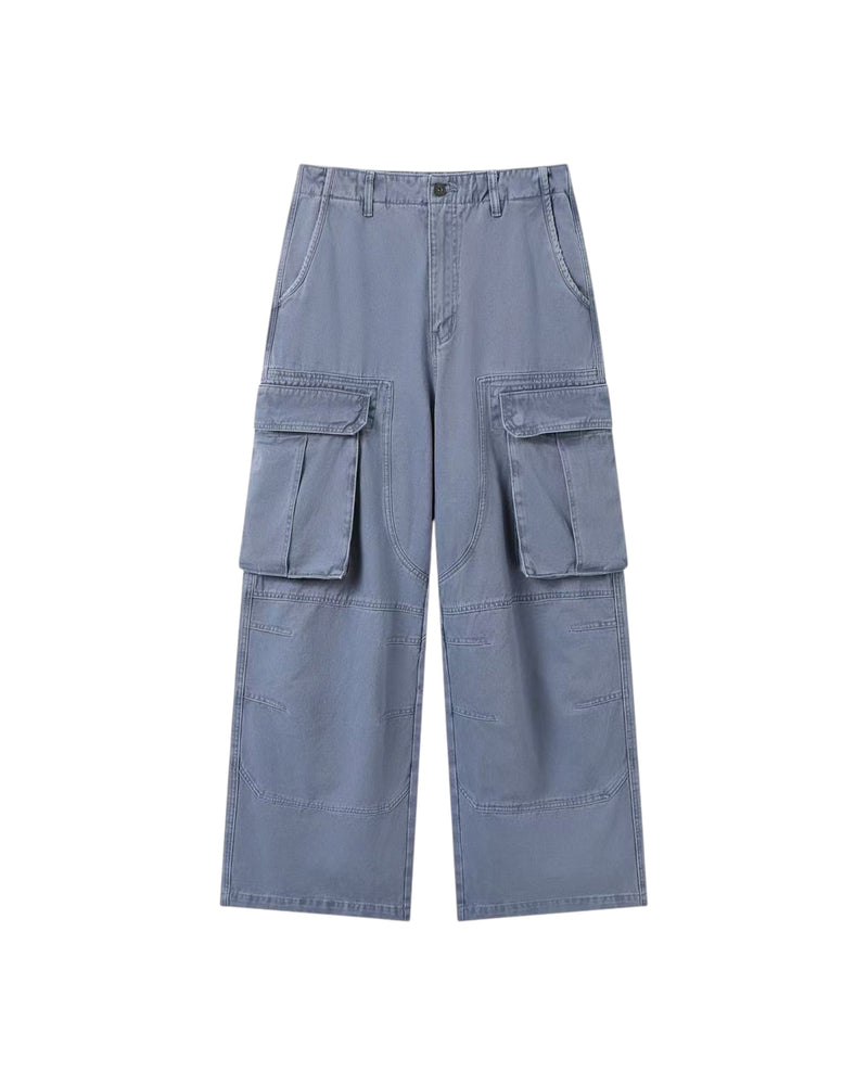 DRIFTA Washed Carpenter Cargo Vintage Blue
