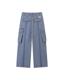 DRIFTA Washed Carpenter Cargo Vintage Blue
