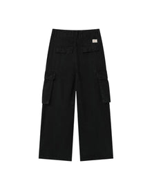 DRIFTA Washed Carpenter Cargo Black