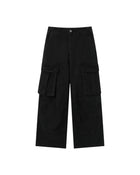 DRIFTA Washed Carpenter Cargo Black