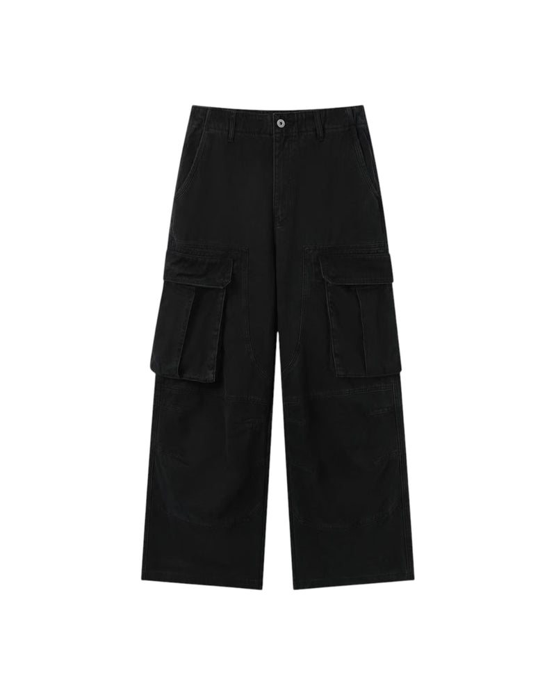 DRIFTA Washed Carpenter Cargo Black
