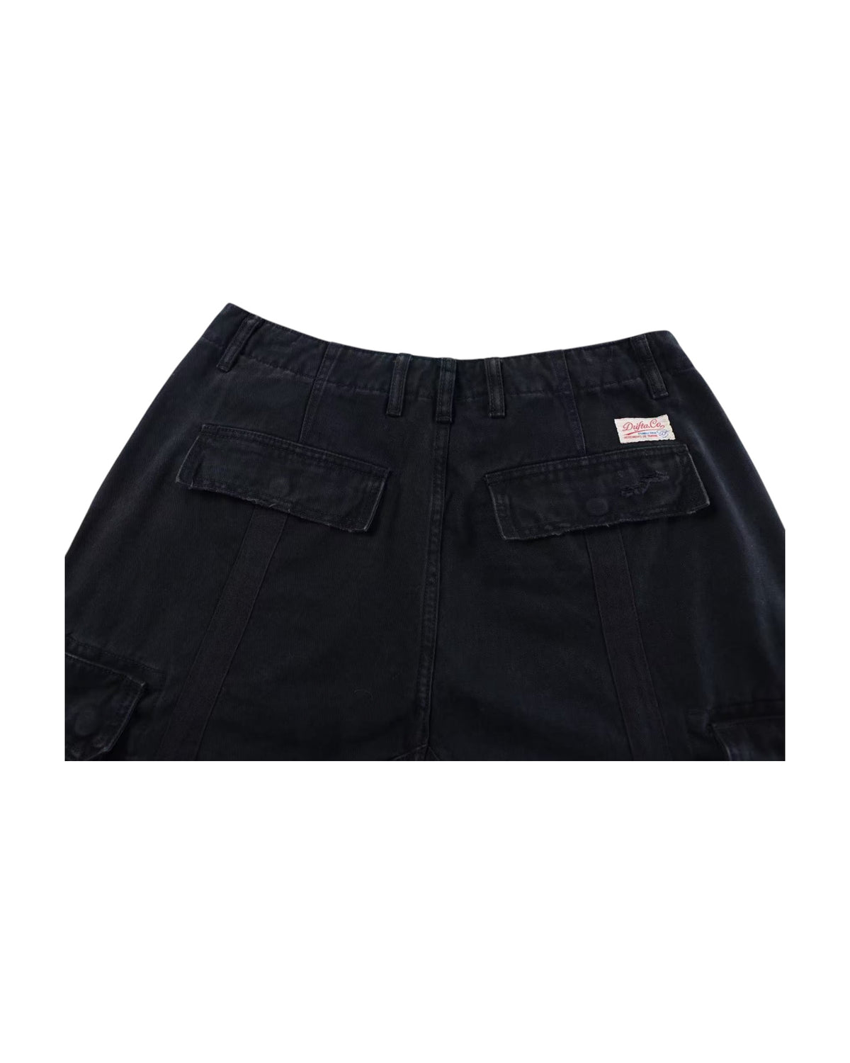 DRIFTA Washed Carpenter Cargo Black