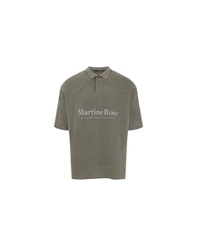 Martine Rose Padded Polo Green