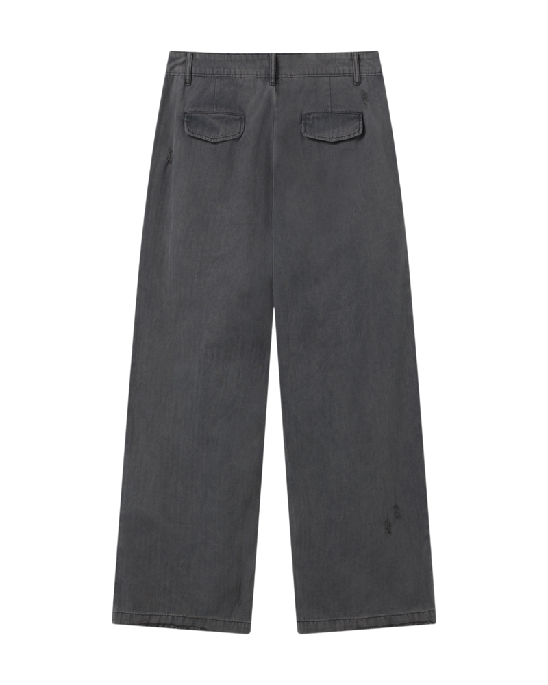 DRIFTA "Lowkey Flex" Distressed Washed Utility Cargo Pants Black