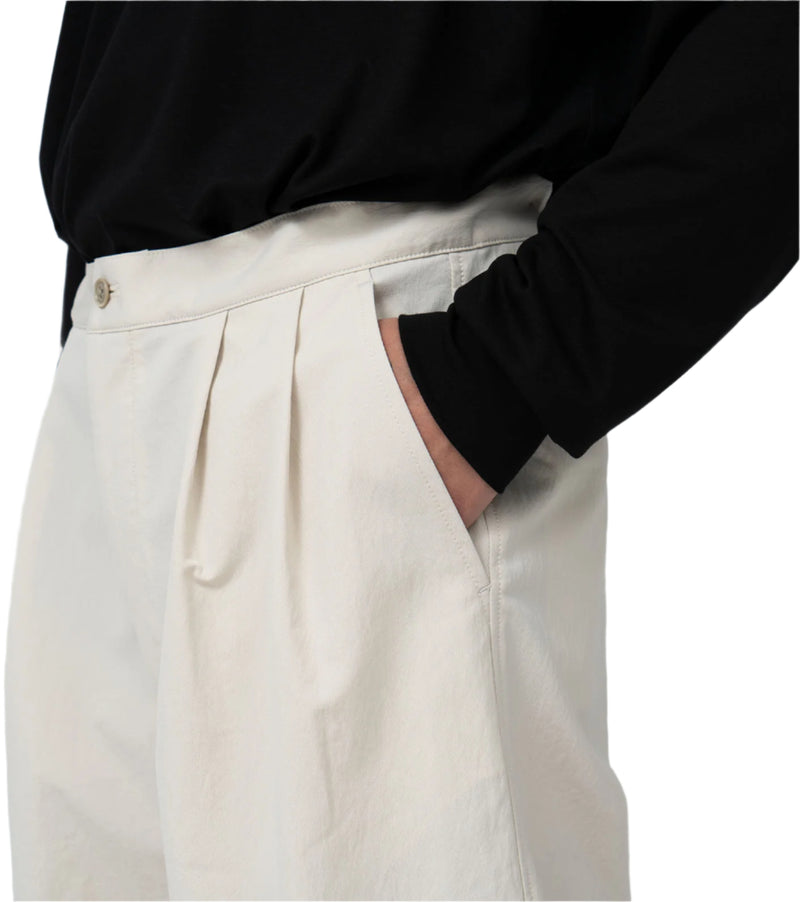 Nanamica Alphadry Double Pleated Shorts Dry Sand