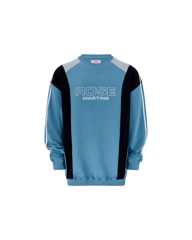 Martine Rose Panelled Sweatshirt Blue