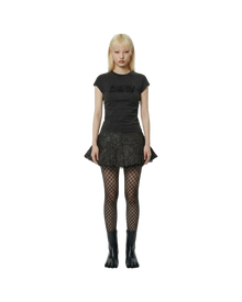 Avavav Baby T-Shirt Cut Av-Logo Black