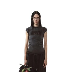 Avavav Baby T-Shirt Cut Av-Logo Black