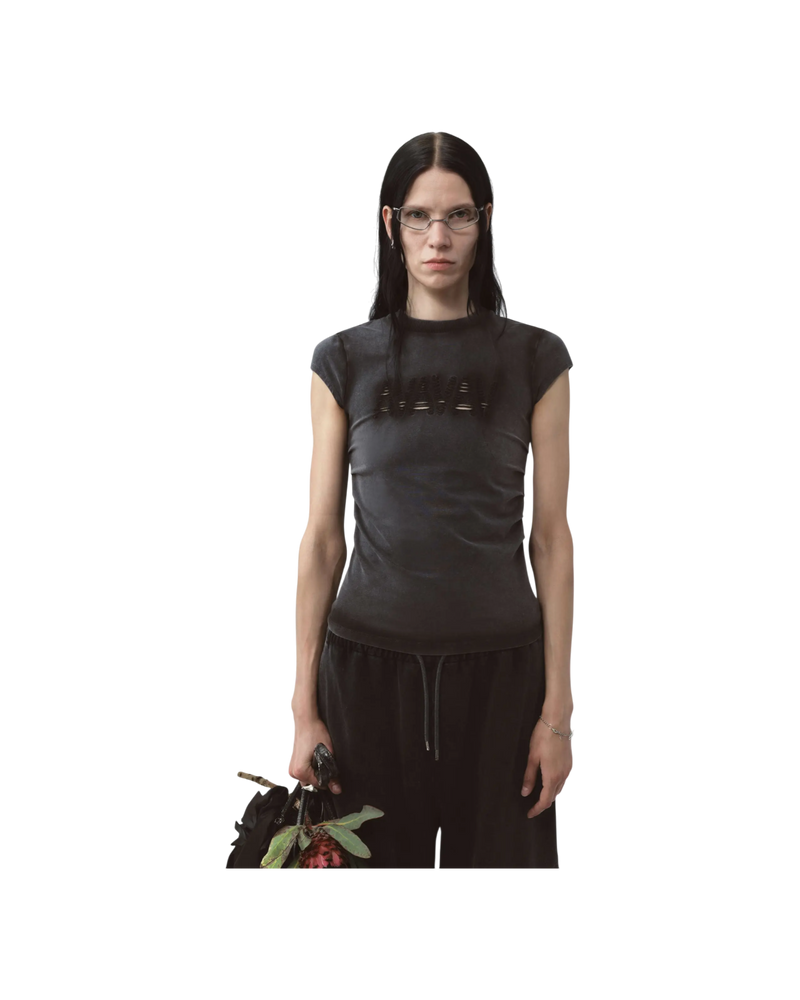 Avavav Baby T-Shirt Cut Av-Logo Black