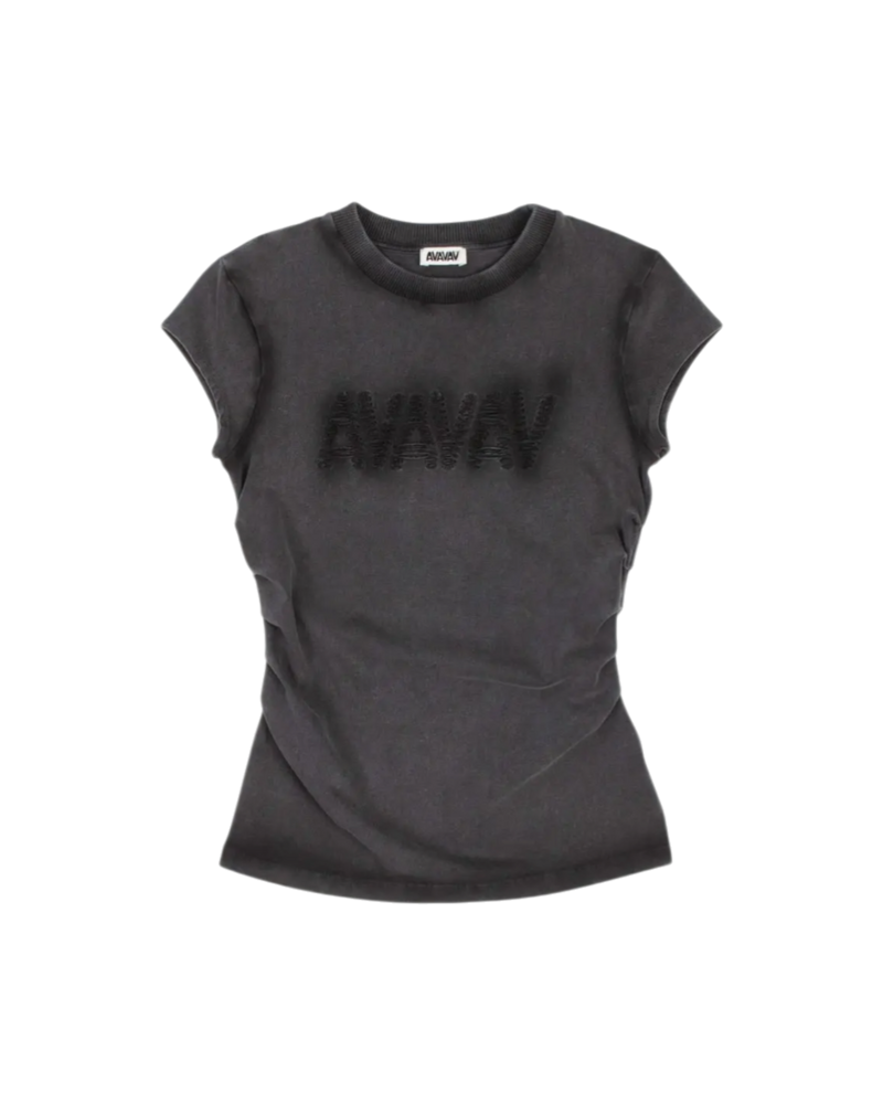 Avavav Baby T-Shirt Cut Av-Logo Black