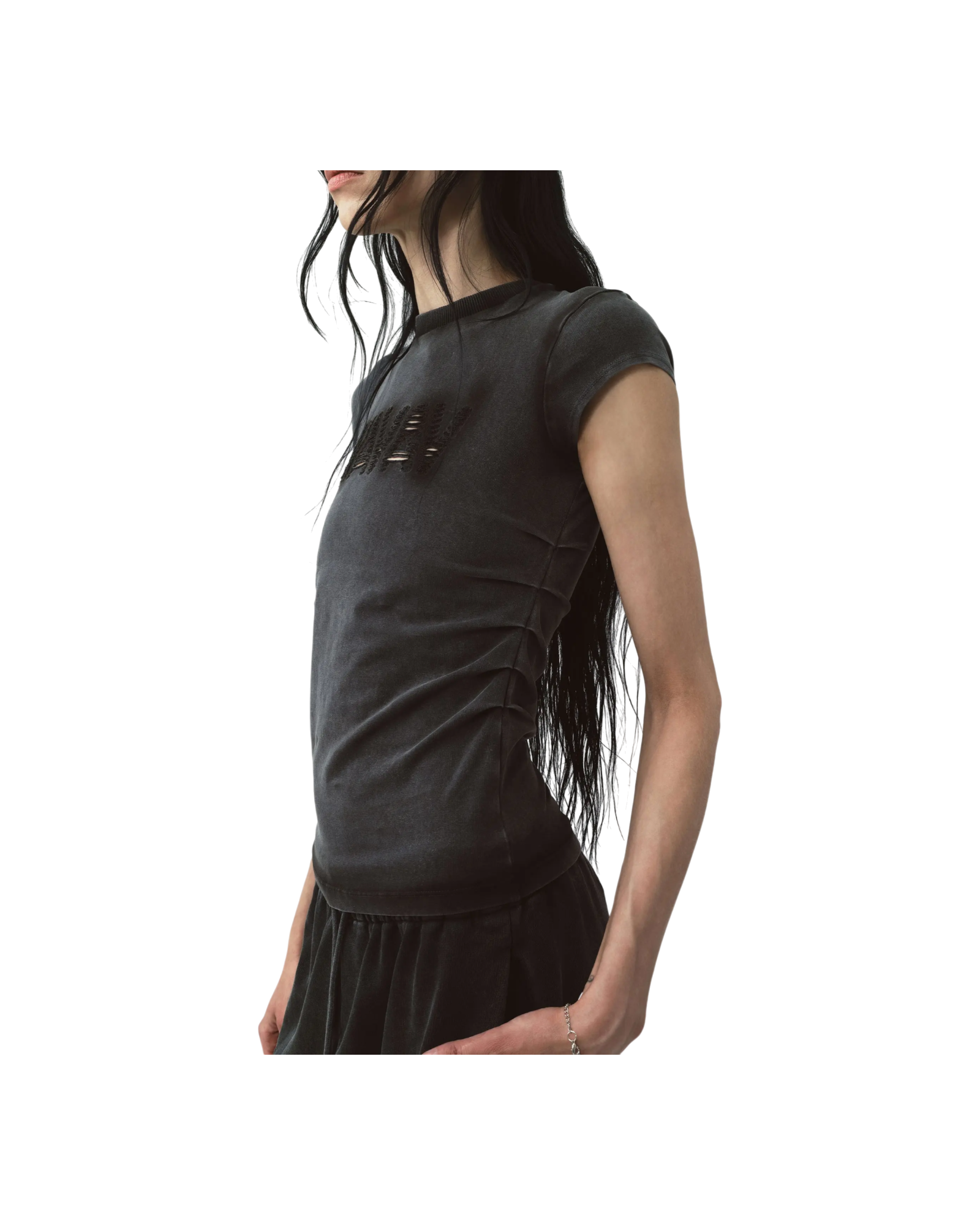 Avavav Baby T-Shirt Cut Av-Logo Black