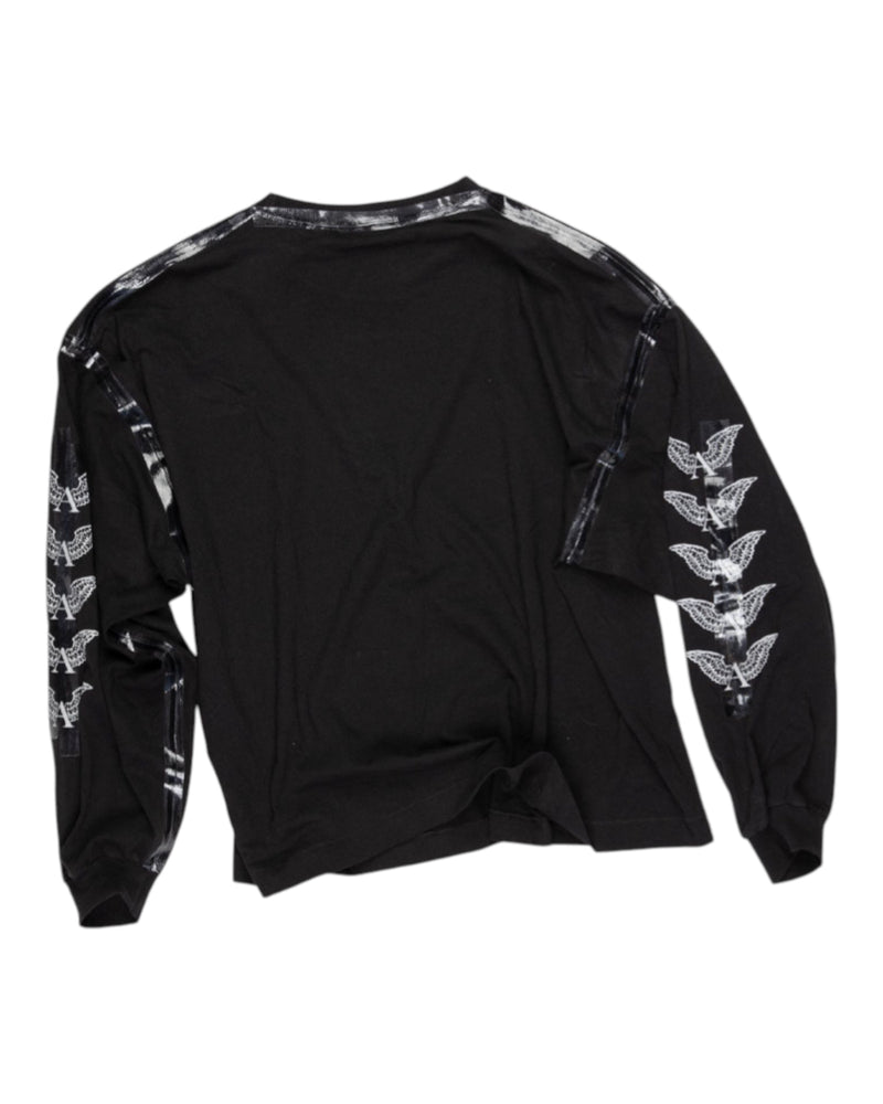 Alexander Digenova Taped Seam Long sleeve T-shirt Black