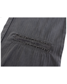 DRIFTA "Lowkey Flex" Distressed Washed Utility Cargo Pants Black
