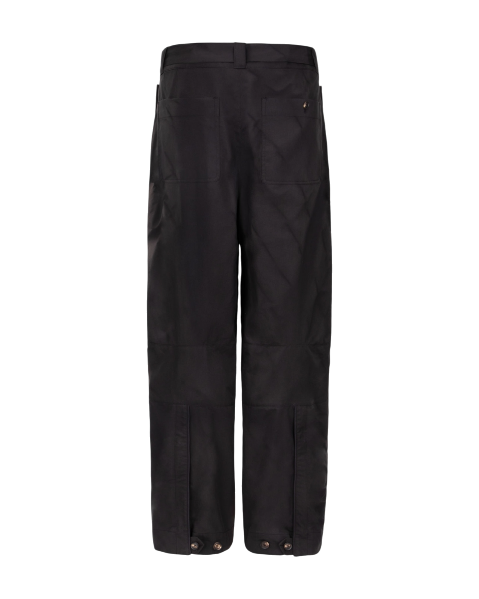 Jiyong Kim Sun-Bleached Double Front Wide Trousers Black