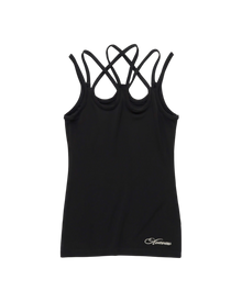 Avavav Multi Strap Script Logo Top Black