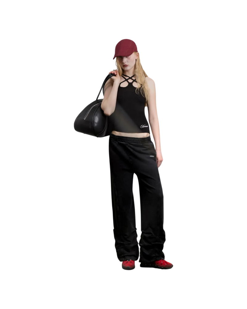 Avavav Pleated Track Pants Black
