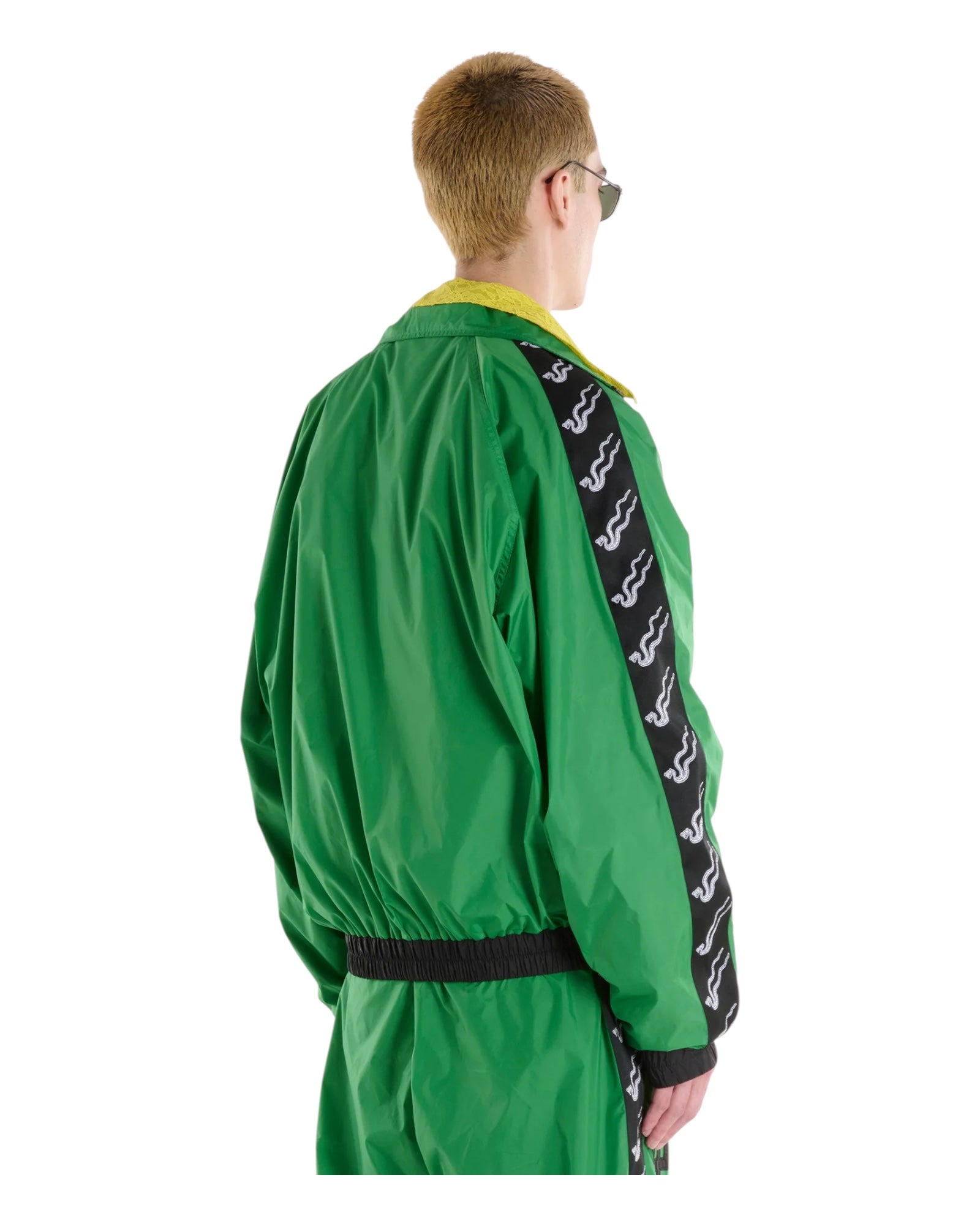Luu Dan Windbreaker L-D RACING GREEN / BLACK