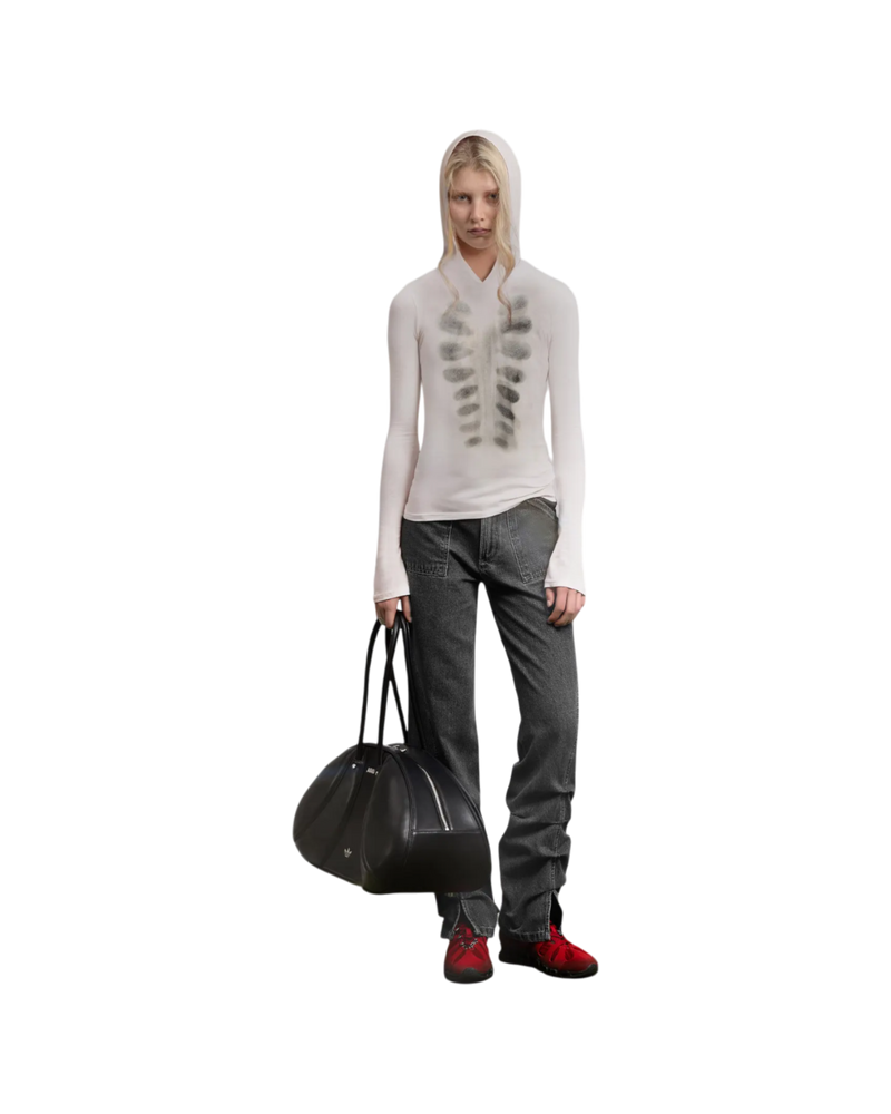 Avavav Hooded Top Printed X-Ray White