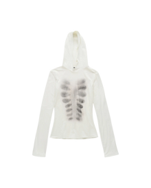 Avavav Hooded Top Printed X-Ray White