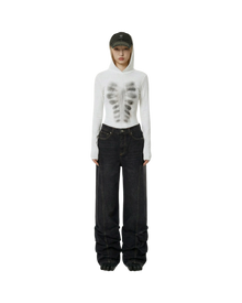 Avavav Hooded Top Printed X-Ray White