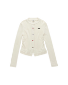 Avavav Button-Up Cardigan White