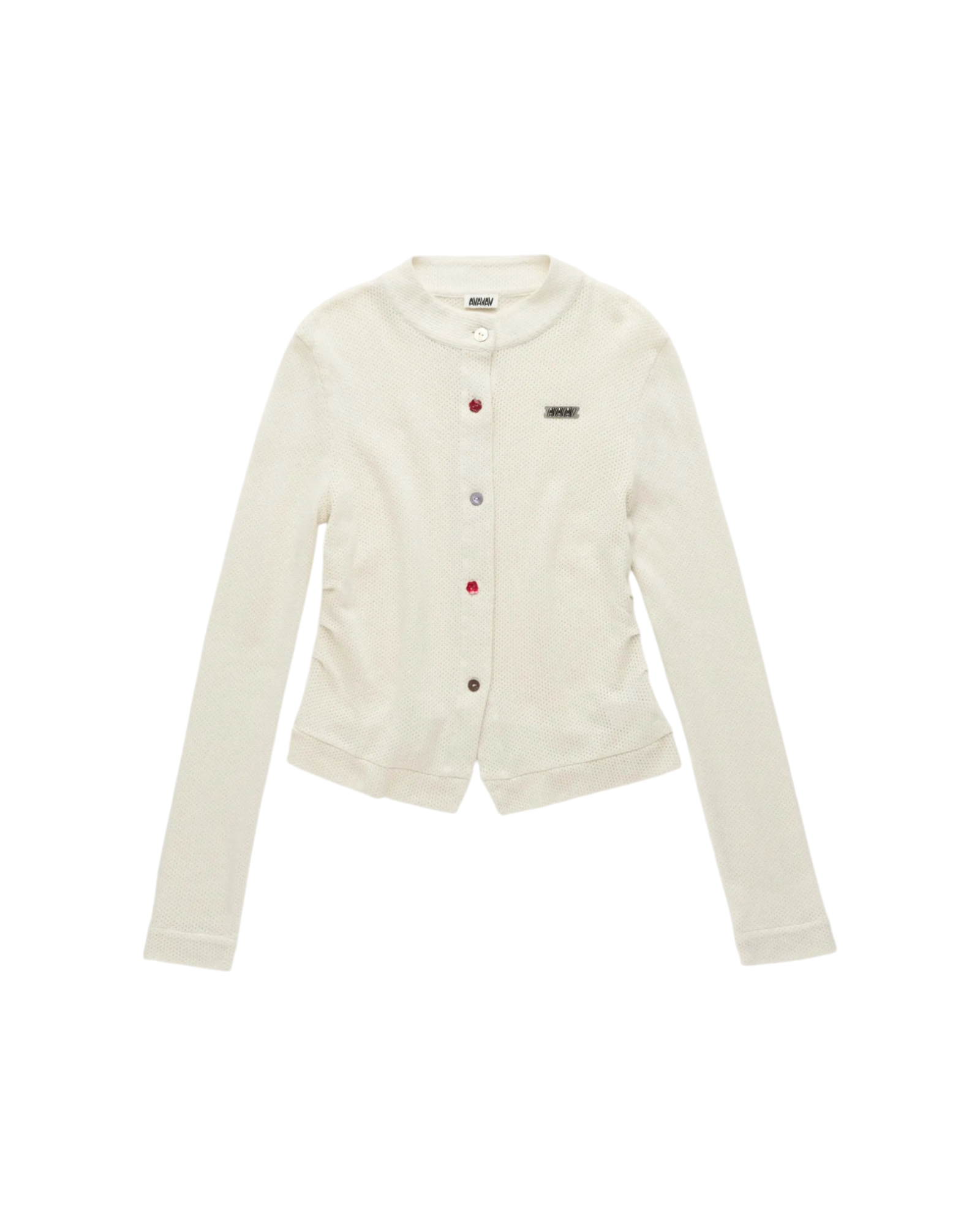 Avavav Button-Up Cardigan White