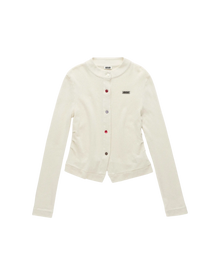 Avavav Button-Up Cardigan White