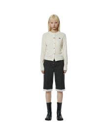 Avavav Button-Up Cardigan White