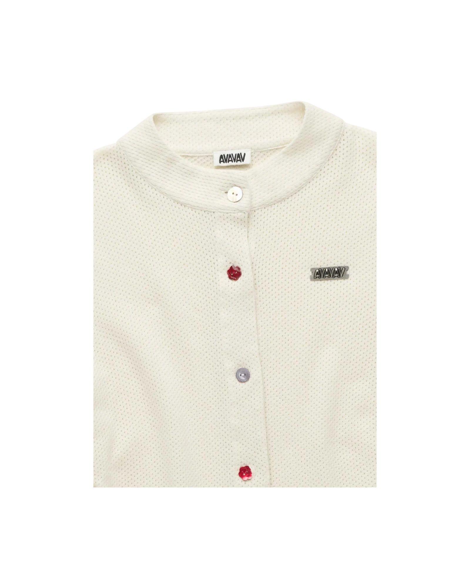 Avavav Button-Up Cardigan White