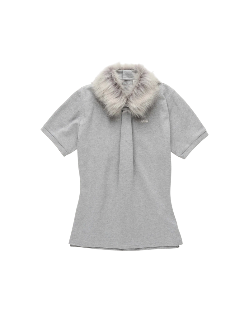 Avavav Polo Shirt Grey Fur
