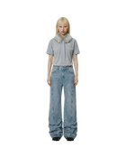Avavav Pleated Jeans Blue