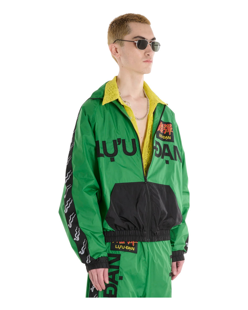 Luu Dan Windbreaker L-D RACING GREEN / BLACK