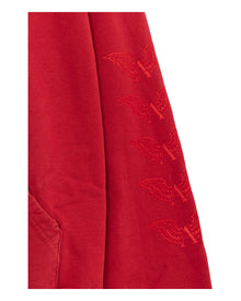 Alexander Digenova Melt Lock Logo Hoodie Red