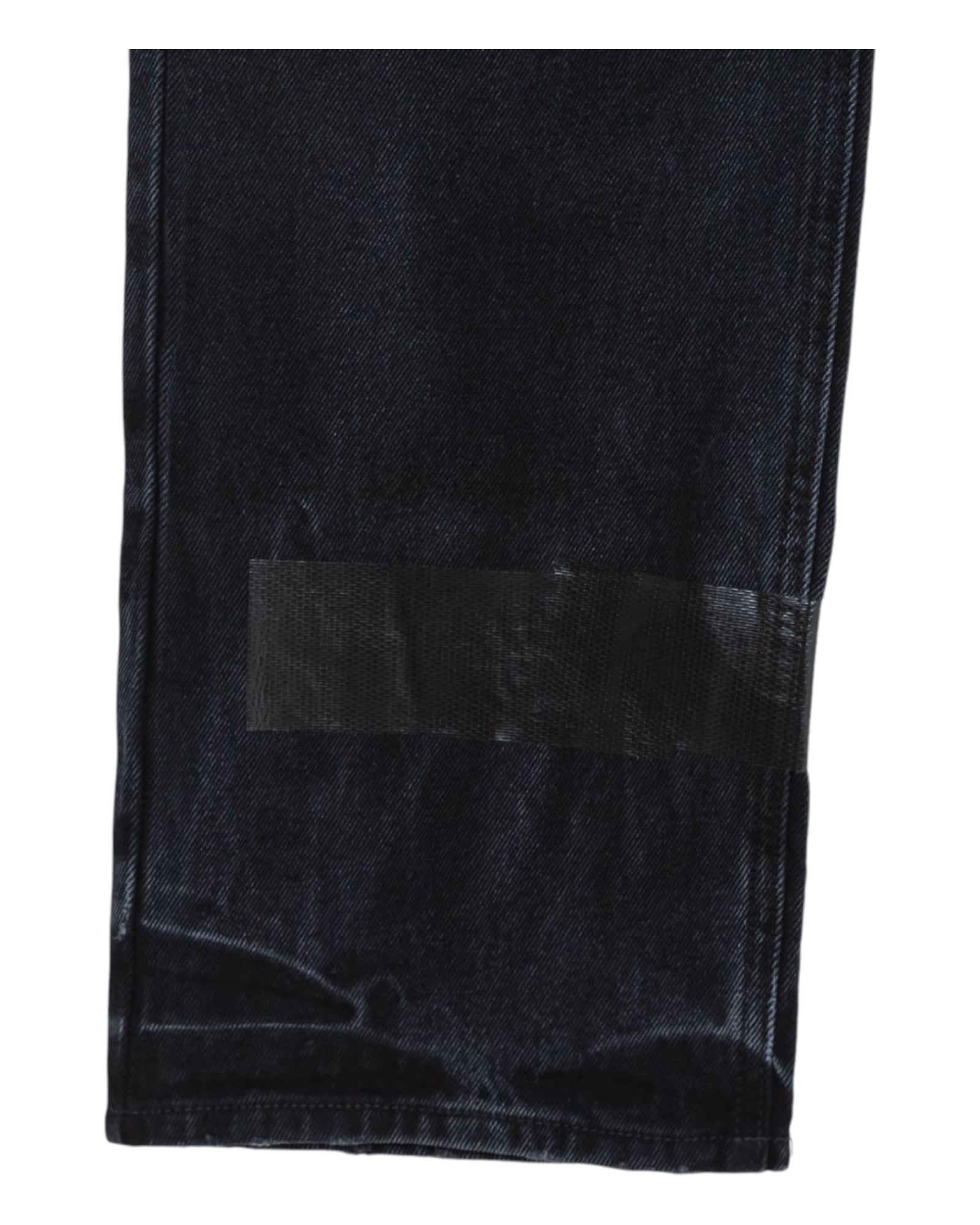Alexander Digenova Straight Leg Duct Tape Jeans Black
