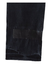 Alexander Digenova Straight Leg Duct Tape Jeans Black
