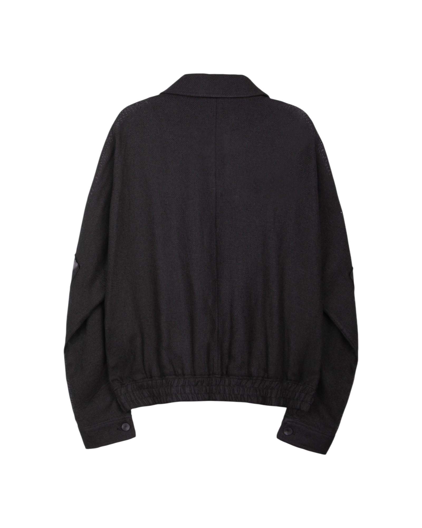 Jiyong Kim Sun-Bleached Double Front Jacket Black