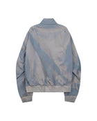 Jiyong Kim Sun-Bleached High Neck Blouson Blue