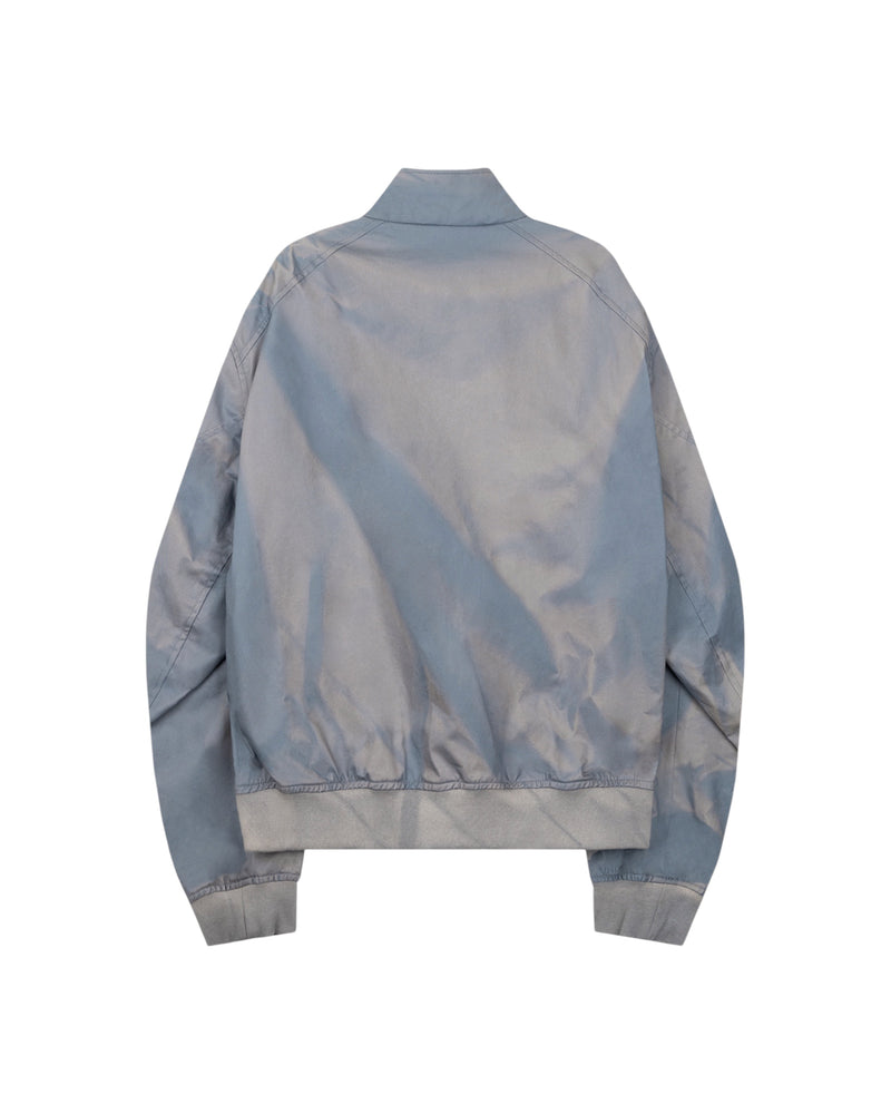 Jiyong Kim Sun-Bleached High Neck Blouson Blue