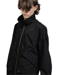 The Viridi-Anne Water Repellant Stretch Zip-Up Jacket Black