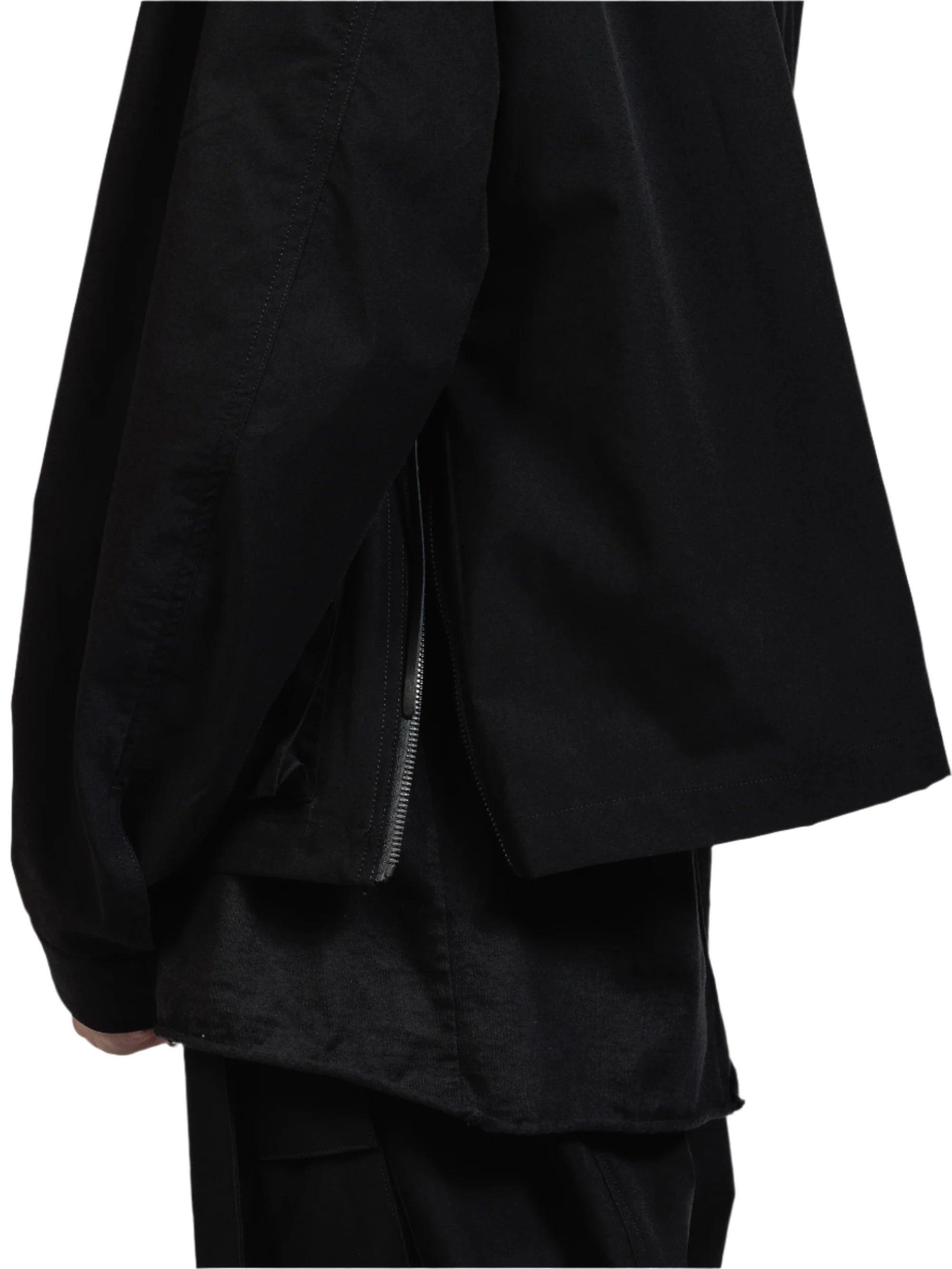 The Viridi-Anne Water Repellant Stretch Zip-Up Jacket Black